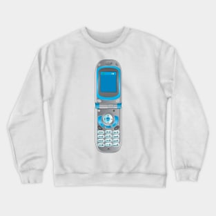 Flip Phone Retro Style Crewneck Sweatshirt